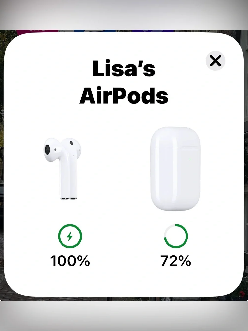 Apple AirPods (2nd Gen)w/Charging Case-Excellent Battery Health w/Original Box